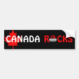 Adesivo Para Carro Rochas do Canadá - Curling