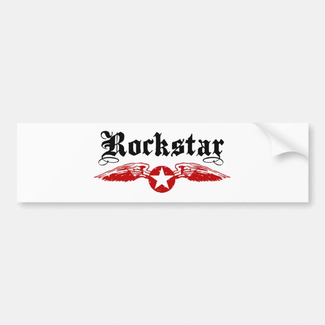 Adesivo Para Carro Rockstar (Frente)
