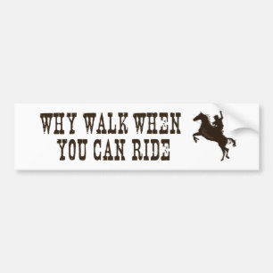 Adesivo Para Carro - Rodeio - bumperstickers ocidentais do tema do