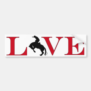Adesivo Para Carro Rodeo Lover Bumpersticker