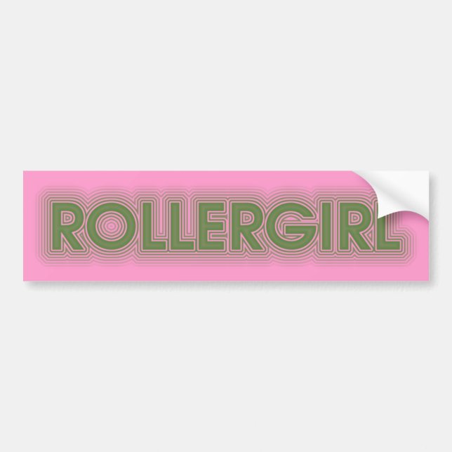 Adesivo Para Carro rollergirl (Frente)
