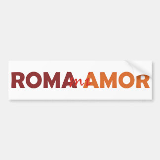 Adesivo Para Carro Roma Amor miserável Roma meu amor Rome my Love