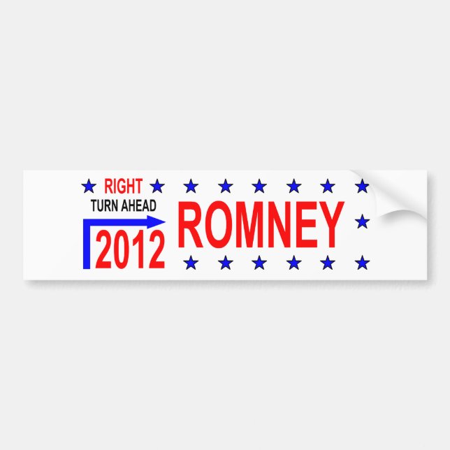 ADESIVO PARA CARRO ROMNEY 2012 (Frente)