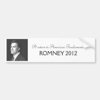 Adesivo Para Carro Romney 2012