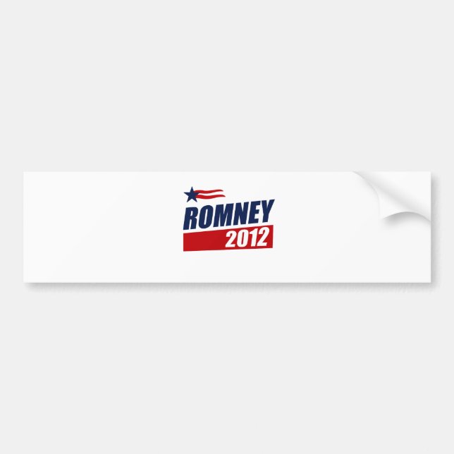 ADESIVO PARA CARRO ROMNEY 2012 (Frente)