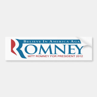 Adesivo Para Carro Romney: Acredite outra vez