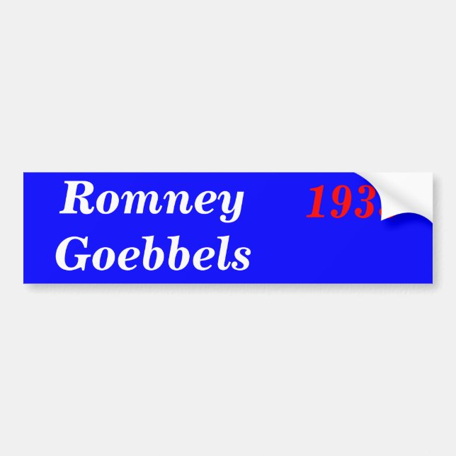 Adesivo Para Carro Romney Goebels 1933 (Frente)