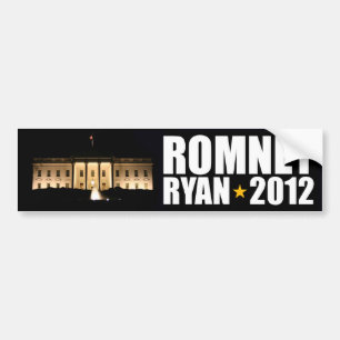 Adesivo Para Carro Romney - Ryan - 2012