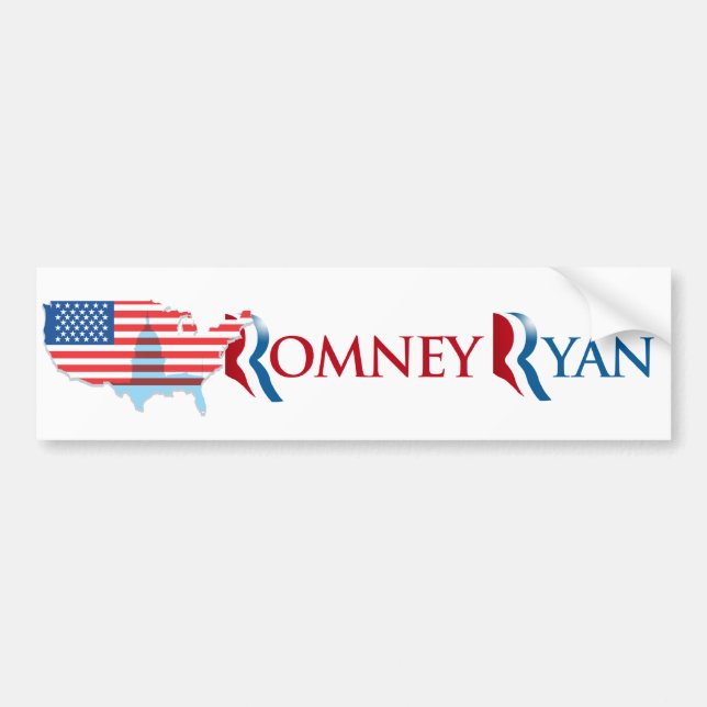 ADESIVO PARA CARRO ROMNEY RYAN 2012 - .PNG (Frente)