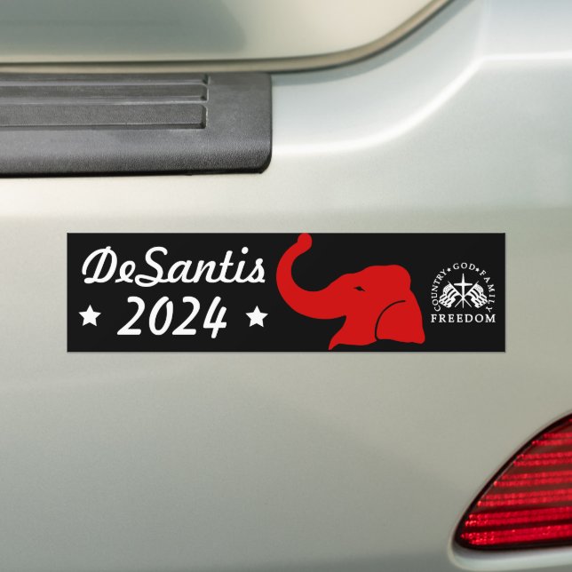 Adesivo Para Carro Ron DeSantis Para O Presidente 2024 (No carro)