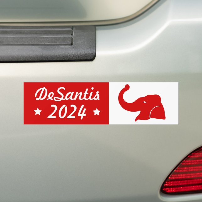 Adesivo Para Carro Ron DeSantis Para O Presidente 2024 (No carro)