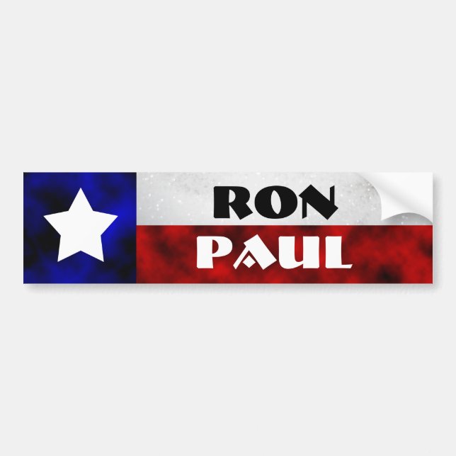 Adesivo Para Carro Ron Paul (Frente)