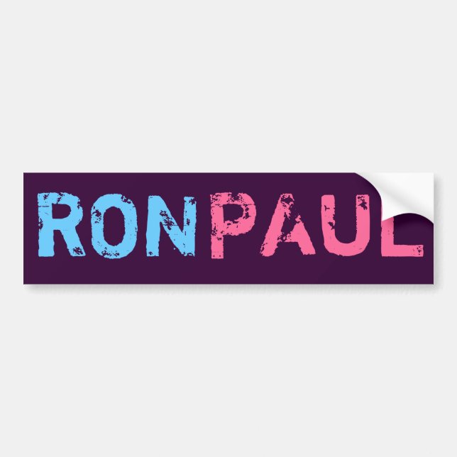Adesivo Para Carro Ron Paul (Frente)