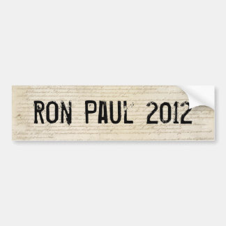 Adesivo Para Carro Ron Paul 2012