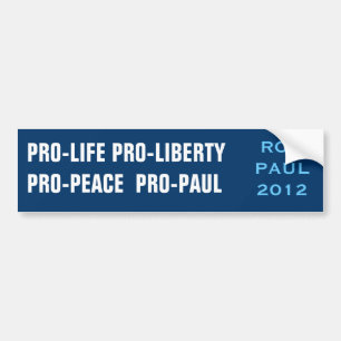 Adesivo Para Carro Ron Paul 2012
