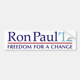 Adesivo Para Carro Ron Paul 2012