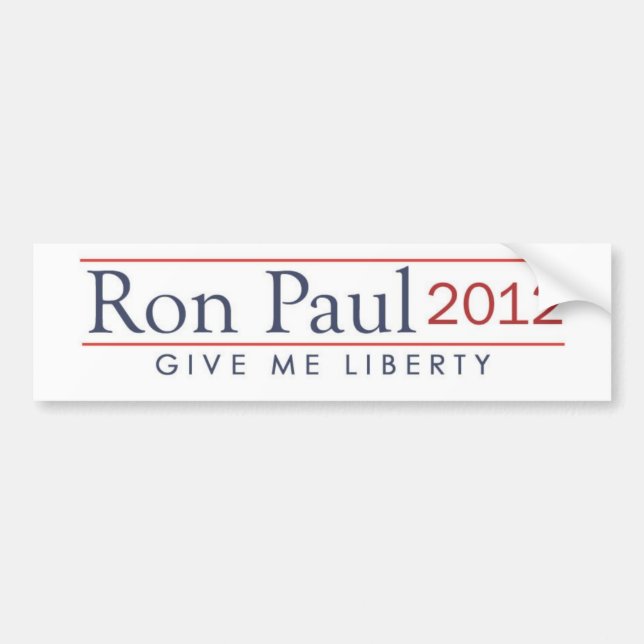 Adesivo Para Carro ron_paul_2012_give_me_liberty (Frente)