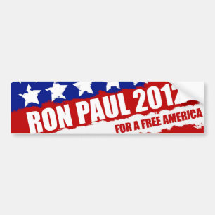 Adesivo Para Carro Ron Paul - a mudança que nós precisamos