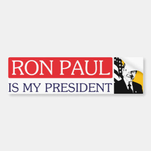 Adesivo Para Carro Ron Paul é meu presidente autocolante no vidro