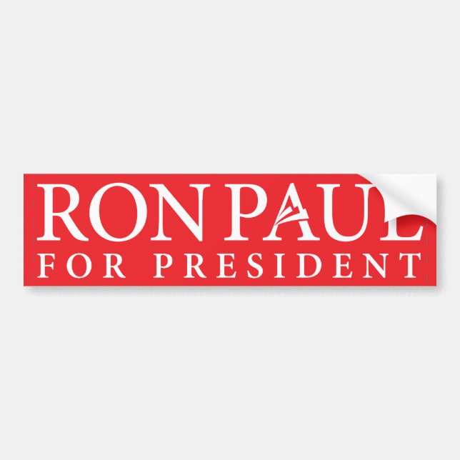 Adesivo Para Carro Ron Paul para o presidente autocolante no vidro (Frente)
