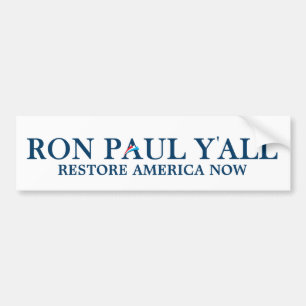 Adesivo Para Carro Ron Paul você - autocolante no vidro traseiro