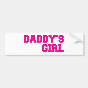 Adesivo Para Carro rosa da menina dos daddys
