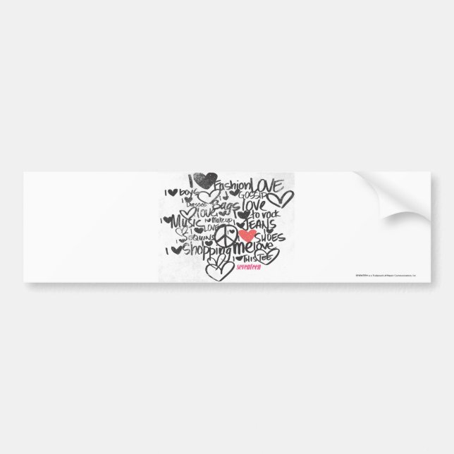 Adesivo Para Carro Rosa dos grafites (Frente)