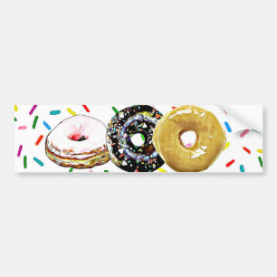 Adesivo Para Carro Rosquinha de sanduíches para-choques