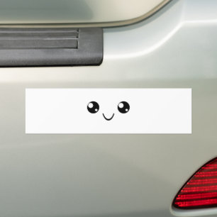 Adesivo Para Carro Rosto de Sorriso