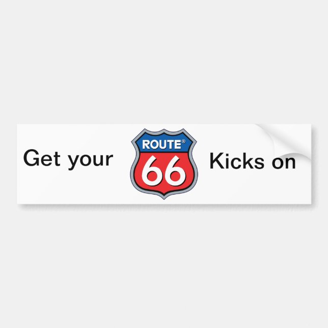 Adesivo Para Carro Rota 66 (Frente)