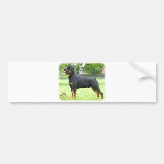 Adesivo Para Carro Rottweiler (Frente)