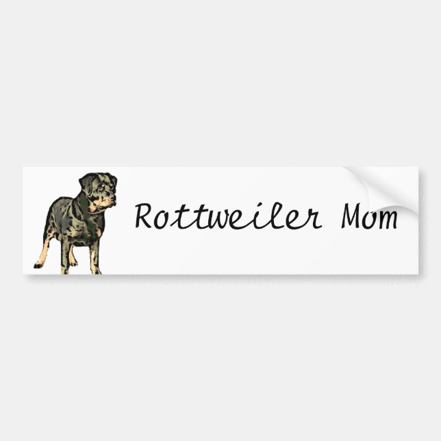 Adesivo Para Carro Rottweiler (Frente)