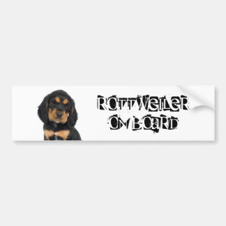 Adesivo Para Carro Rottweiler a bordo