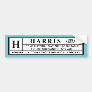 Adesivo Para Carro Rótulo de Aviso do Harris