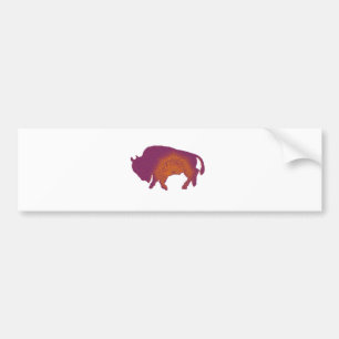 Adesivo Para Carro Roxo do búfalo