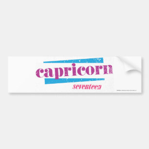Adesivo Para Carro Roxo do Capricórnio