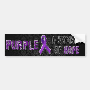 Adesivo Para Carro Roxo um símbolo da esperança… Autocolante no v