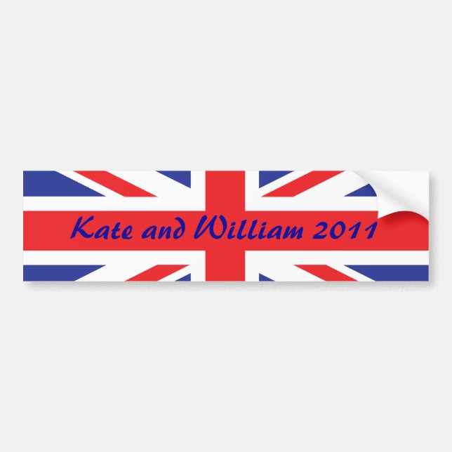 Adesivo Para Carro Royal Wedding /Kate e William (Frente)
