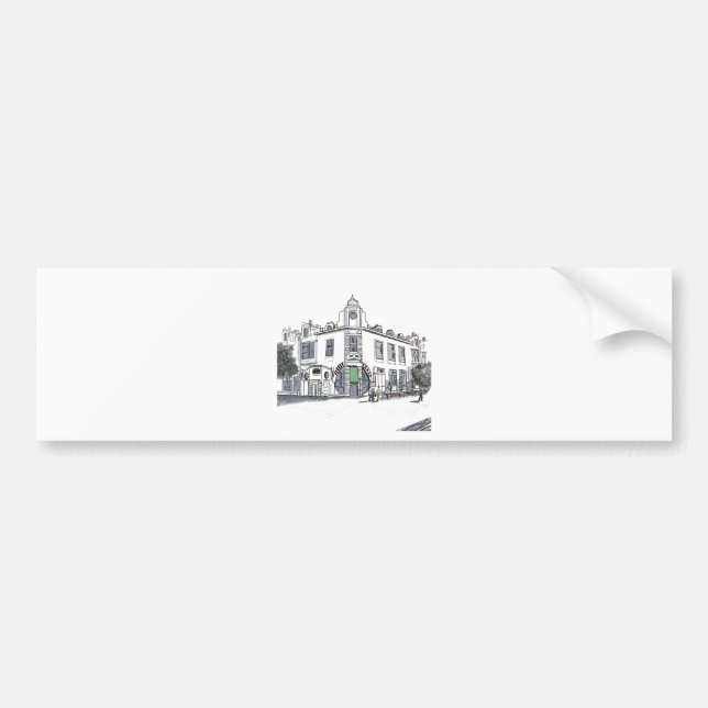 Adesivo Para Carro rua da cidade antiga (Frente)