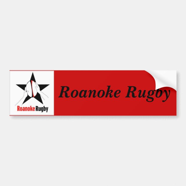 Adesivo Para Carro Rugby de Roanoke (Frente)