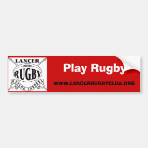 Adesivo Para Carro Rugby do jogo - personalizado