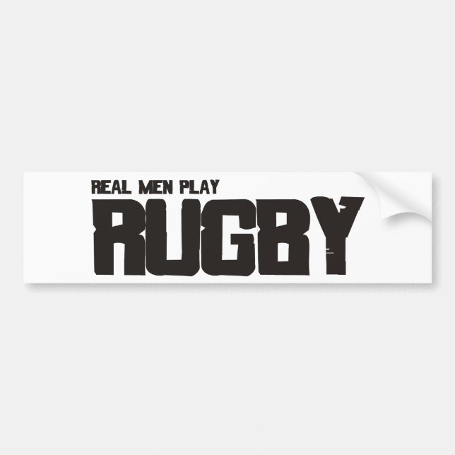 Adesivo Para Carro Rugby real do jogo dos homens (Frente)