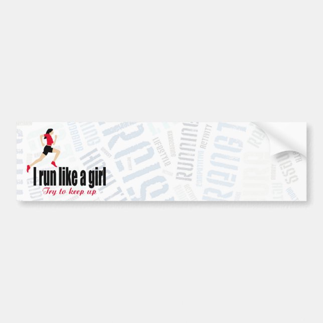 Adesivo Para Carro Running girl (Frente)