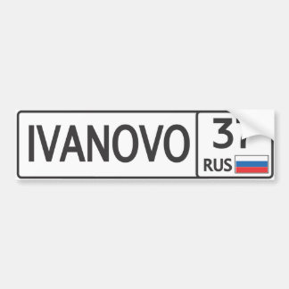 Adesivo Para Carro RUS. Ivanovo. 37