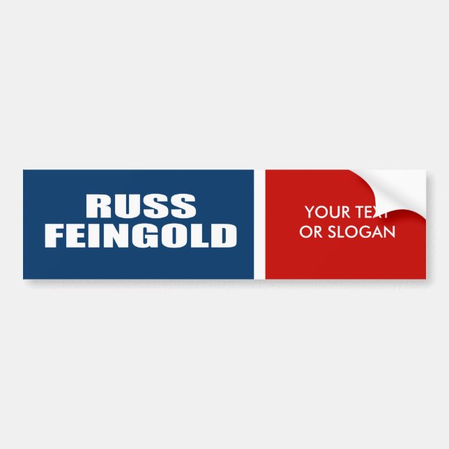 ADESIVO PARA CARRO RUSS FEINGOLD PARA O SENADO (Frente)
