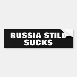 Adesivo Para Carro Rússia ainda suga