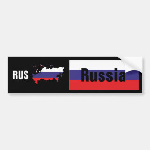 Adesivo Para Carro Rússia - Rússia Autoaufkleber