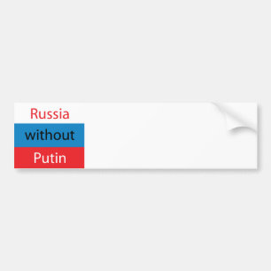 Adesivo Para Carro Rússia sem Putin