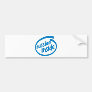 Adesivo Para Carro Russo para dentro