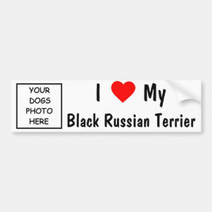Adesivo Para Carro Russo preto Terrier